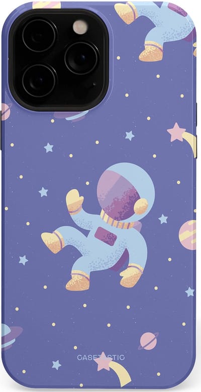 Casetastic Hoesje Geschikt voor Apple iPhone 13 Pro Max Magsafe - Stijlvolle Beschermende Duo-layer Case - Vliegen in de ruimte