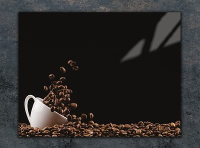 TMK ArtDeko - Snijplank - 30x22 cm - Glas - Bruin