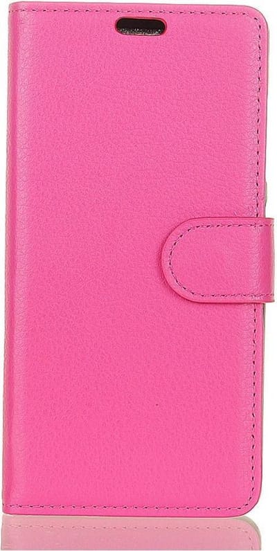 Shop4 - Sony Xperia XA2 Ultra Hoesje - Wallet Case Lychee Roze