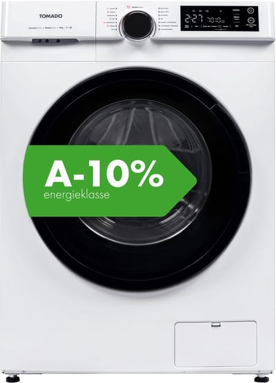 Tomado TWM8002W - Wasmachine - 8 kg - Energieklasse A-10% - 14 wasprogramma's - SteamClean - Digitaal display