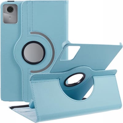 Coverup Tablethoes geschikt voor Lenovo Tab M11 Hoesje - 360° Rotating Book Case - Lichtblauw