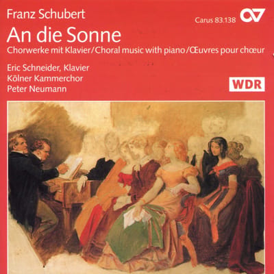 Eric Schneider, Kölner Kammerchor, Peter Neumann - Schubert: An Die Sonne (Choral Music With Piano) (CD)