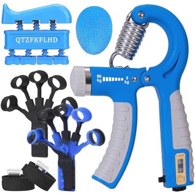 Grip Krachttrainer en Handgreepversterker Set voor Spieropbouw en Herstel
