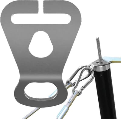 Spanbanden 5 stuks - Lijnspanners RVS - Tent Opzetten - Veilig Vergrendelingsontwerp - 49 x 27 cm - Metaal