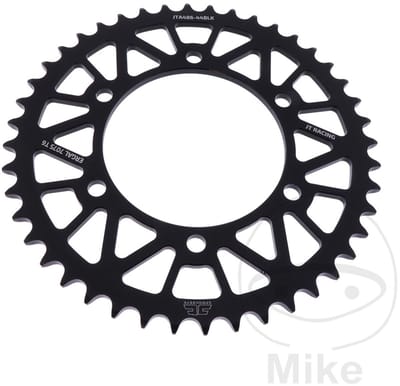 Couronne Alu 44 Dents PAS 520 Noir JT Diam�tre Int�rieur 110 Espacement Fixation 130