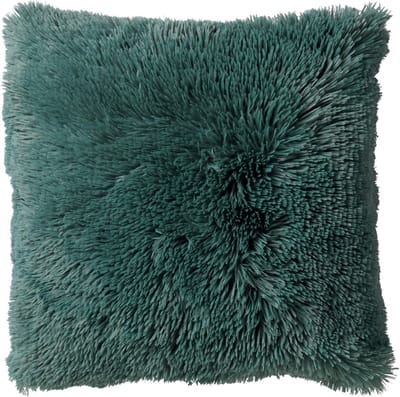 Dutch Decor FLUFFY - kussenhoes 60x60 cm - superzacht - XL kussenhoes - Sagebrush Green - groen - met rits - zonder binnenkussen