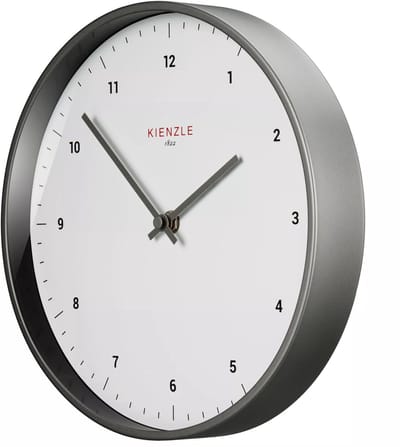 Kienzle Wandklok - Classic - 25cm - Radiogestuurd - Wit
