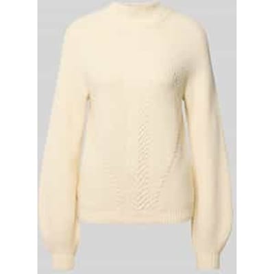 Regular fit gebreide pullover van viscosemix, model 'KATIA'