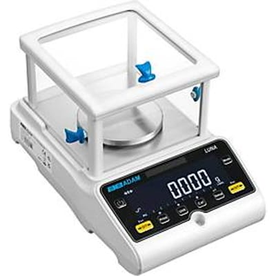 Analytische balans ae Adam Luna LAB 223i, niet-geverifieerd, interne kalibratie, afleesbaarheid 0,001 g/weegbereik tot 0,22 kg, RS-232/USB, LC-display