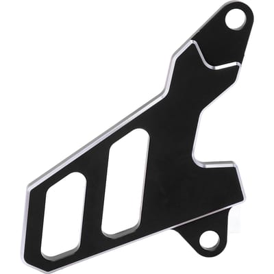 Metalen Beschermkap voor Voorste Tandwiel Motorfiets Kettingbeschermer Vervanging voor Suzuki LTZ400 2003?2014 zwart