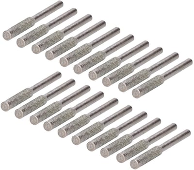 Dailygoods- Kettingzaagslijper 20 Stuks - Vijl/Graveerslijper - Slijpen/Matrijsbewerking - Eenvoudig te Verwisselen - Effectieve Vijl - Esmeril Materiaal