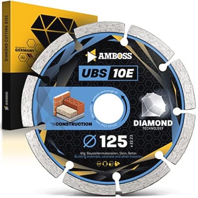 Diamant Doorslijpschijf 125 mm - Gesinterd voor Beton en Steen - Segmenthoogte 7 mm