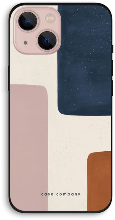 Case Company® - Hoesje geschikt voor iPhone 13 hoesje - Geo #5 - Biologisch Afbreekbaar Telefoonhoesje - Bescherming alle Kanten en Schermrand