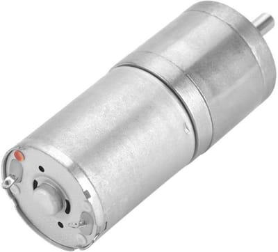 12V DC Tandwielmotor Laag Toerental Metalen Versnellingsbak voor Elektronica en Robotica