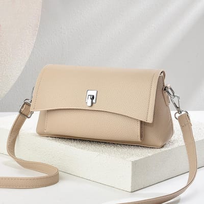 Nieuw Hoge Uitstraling Niveau Mode Kleine Vierkante Tas Macaron Kleine Geur Enkele Schoudertas Meerlaags Grote Capaciteit Senior Dames Tas . beige