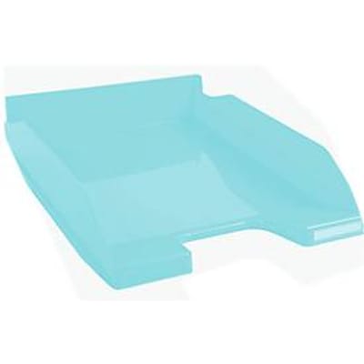 Exacompta COMBO MIDI Aquarel brievenbakje, voor documenten in A4+ formaat, stapelbaar, etikethouder, kunststof, pastelgroen
