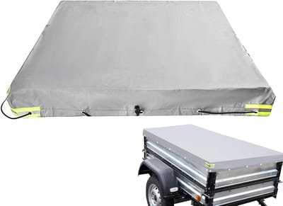 Aanhangerafdekking - Trailerhoes - Transport beschermen - Waterdicht Oxford stof - 214x122 cm - Grijs