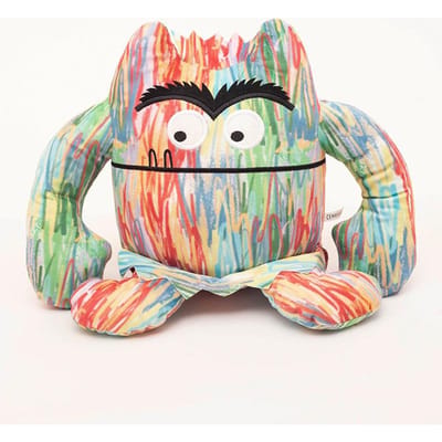 Cartoon Schattig Grappig Demon Groot Mond Monster Pluche Speelgoed Gevuld Anime Kleur Poppen Voor Kinderen Verjaardag Halloween Feest Cadeaus 25cm