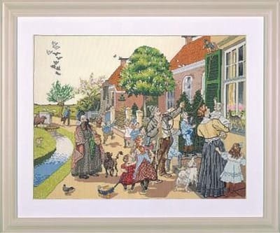 Aronelle-Nouvelle Borduurpakket Cornelis Jetses - Grote vertelselplaat - 12102