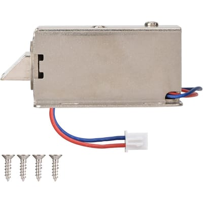 DC 12V Elektromagnetisch Elektrisch Stekerslot Elektrisch Boutslot Kast Lade Deurslot (Omhoog) beige