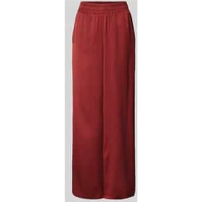 Wide leg stoffen broek met elastische band, model 'CEILING'