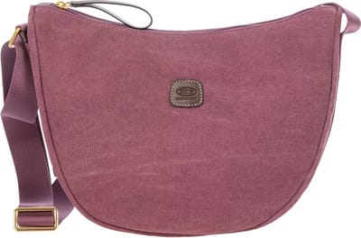BRIC'S Schoudertas Sorrento Half-Moon Bag Luna Cyclamen Paars