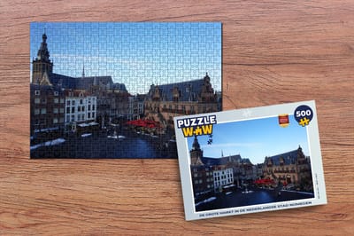 Puzzel Markt - Nijmegen - Nederland - Legpuzzel - Puzzel 500 stukjes