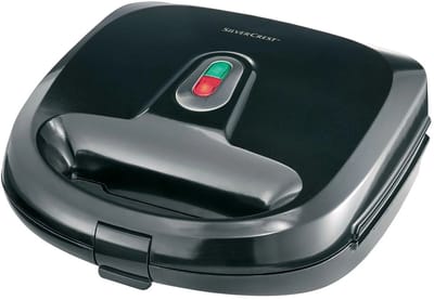 Silvercrest 3-in-1 Tosti ijzer - Zwart - 750W - Wafelijzer - Verwisselbare platen