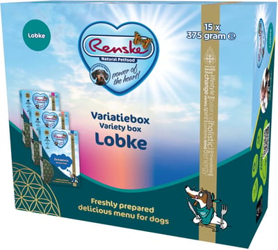 Renske Variatiebox Lobke - Hondenvoer - Lam Zalm Oceaanvis 15x375 g Glutenvrij