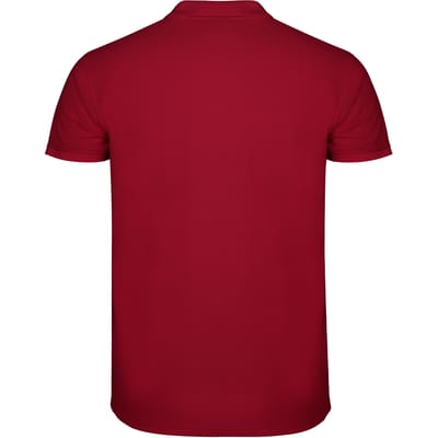 Roly Heren Ster Poloshirt (Granaatrood)