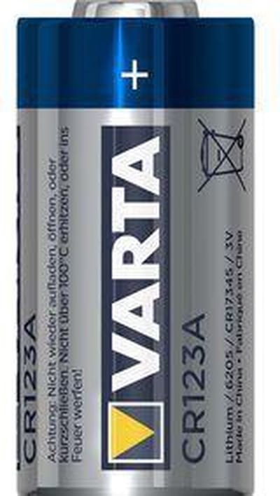 Varta, CR123A Fotobatterij 3 V 1600 mAh - 2 stuks