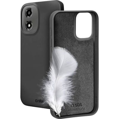 sbs mobile Cover Motorola Moto E14 4G, Moto G04 4G, Moto G04S 4G, Moto G24 4G Zwart Stootbestendig