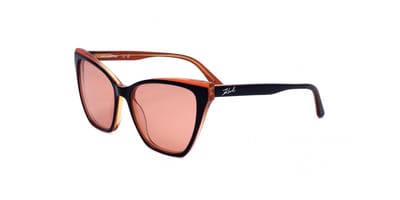 Karl Lagerfeld KL6033S Black orange 54/16/140 WOMAN Zonnebrillen