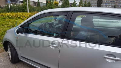 Zijwindschermen geschikt voor Seat MII, Skoda Citigo, VW UP 5-drs 2012- (incl e-Up 2021)
