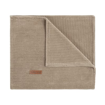 Baby's Only Wiegdeken - Baby deken Sense - Dekentje voor jongens en meisjes - 1.6 TOG - 70x95 cm - Clay - Zachte rib corduroy stof