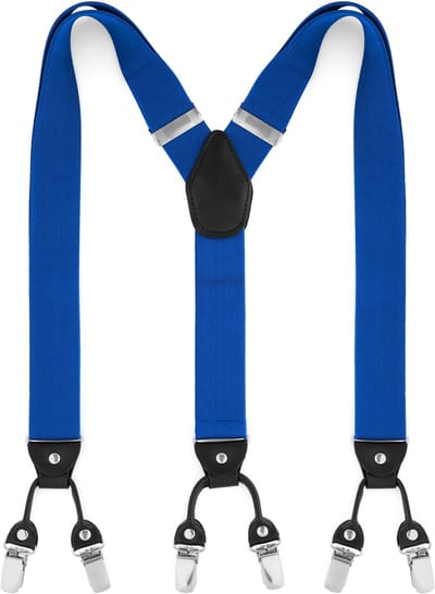 Brede Blauwe Clipbretels