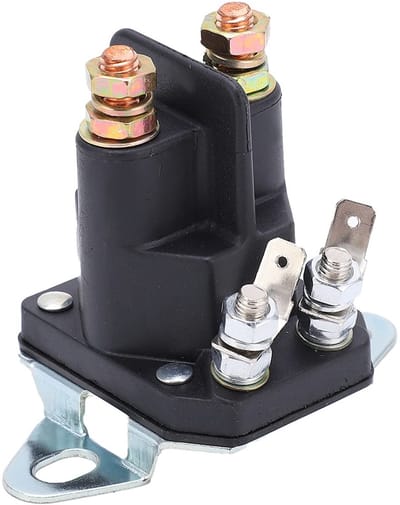 Dailygoods- Startrelais 12V - Vervanging Solenoïde - Grasmaaier Relais - Metalen/ABS Constructie - Compatibel met Ariens/Gilson Tractor