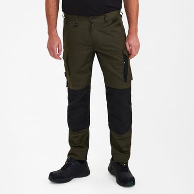 Engel X-treme werkbroek met stretchstof 0362-740 - Forest Green / Black - 54