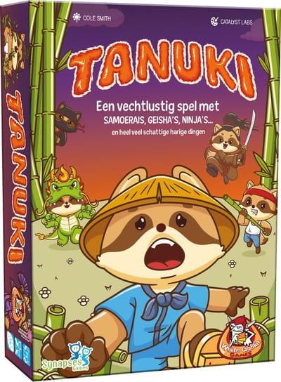 White Goblin Games - Tanuki - Kaartspel - 3 tot 6 spelers - Kaarspel voor Kinderen en Volwassenen - vanaf 7 jaar - Compact reisspel