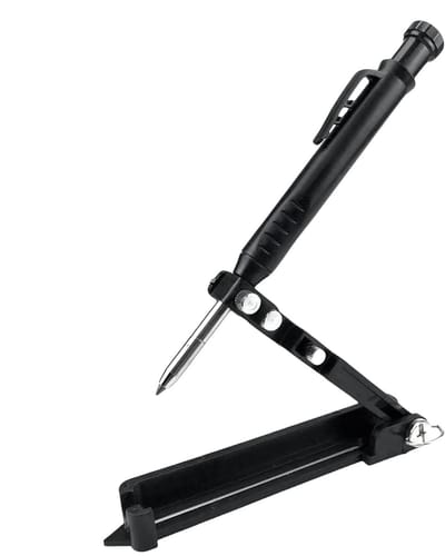 Tekengereedschap Hout - Precisie Pen - Nauwkeurig Markeren - Diepe Gat Markering - 16 cm Lengte - Aluminium