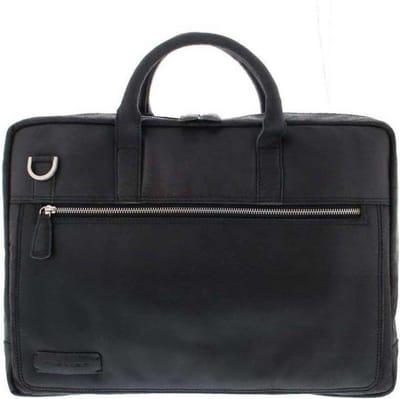 Plevier London laptoptas 16 inch zwart.