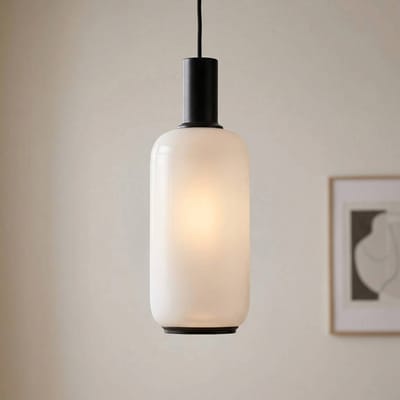Euluna Hanglamp Milano, 1-lamp, cilindervormig, wit