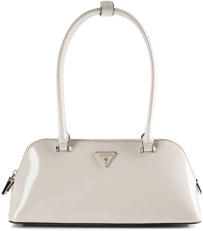 GUESS schoudertas Arnela Shoulder Satchel Bag Light Taupe crème