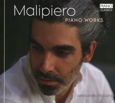 Alessandro Riccardi - Malipiero: Piano Works (CD)