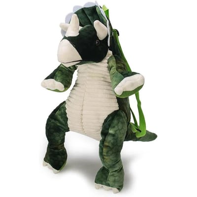 Pluche T-Rex Rugzak voor Kinderen Dinosaurus Tas voor Kinderen met Verstelbare Bandjes & Rits Dino Kostuum Accessoires voor Jongens Meisjes