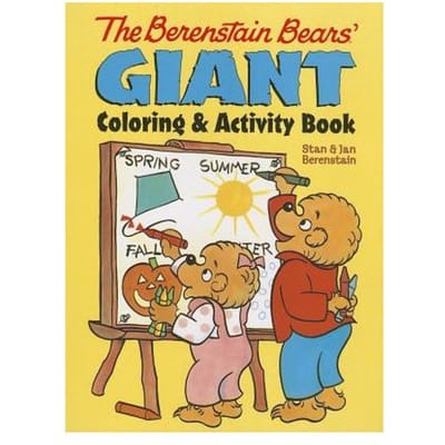 The Berenstain Bears Giant Coloring And Activity Book - Berenstain, Jan