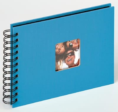 Walther SA-109-U Fun - Spiraal album - Formaat 23 x 17 cm - Oceaanblauw