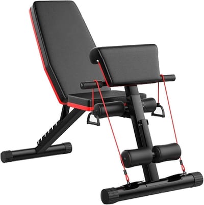 Opvouwbare Gewichthefbank - Fitness Bank - Full Body Workout - 5 In 1 Multifunctioneel - Niet gespecificeerd - Zwart