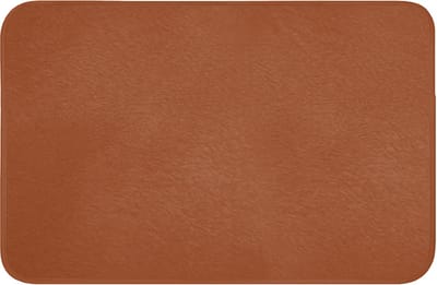 Badmat 60x40 cm - Antislip - Terracotta - Bruin - Palet - Effen - Kleuren - Kleur - Badmatten voor badkamer - Badkamermat - Douchemat - Badkamer mat