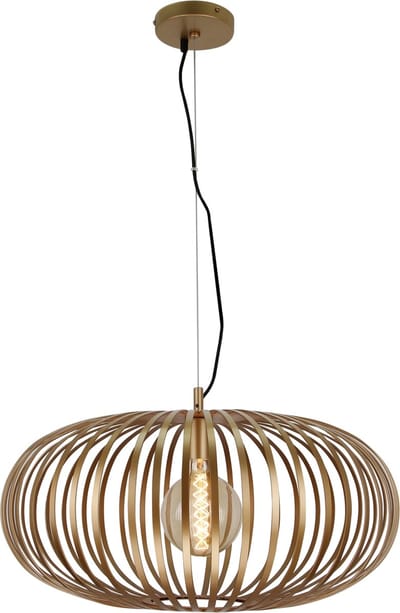 Chericoni Curvato Hanglamp - 1 Lichts - Ø 60 cm - E27 - Goud - Italiaans Design - Nederlandse Fabrikant.